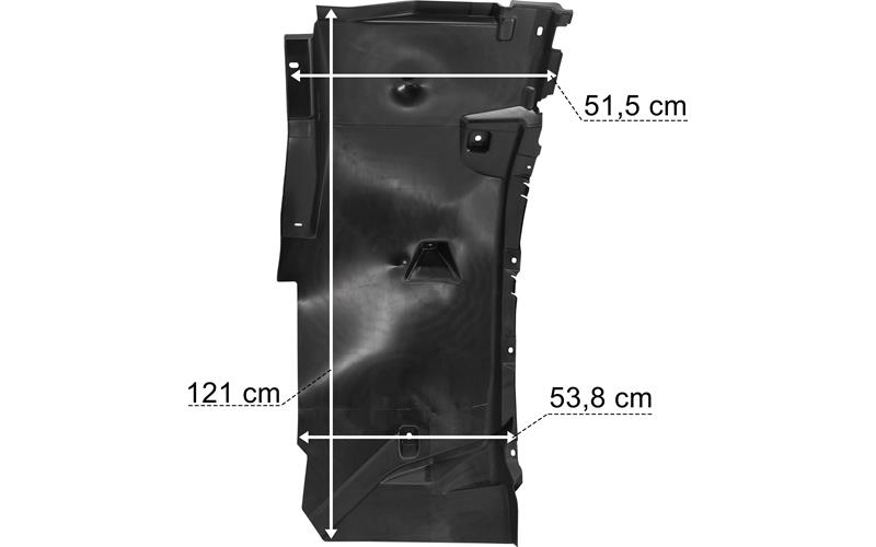 Mercedes Actros MP2 / MP3 Undercab Mudguard LH (Short)