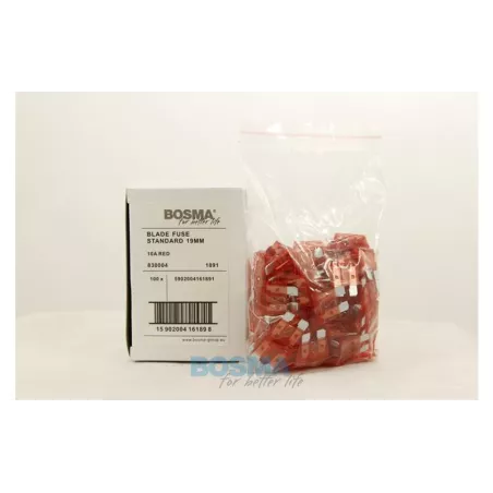 Bosma Flat Fuse Standard 10A Red