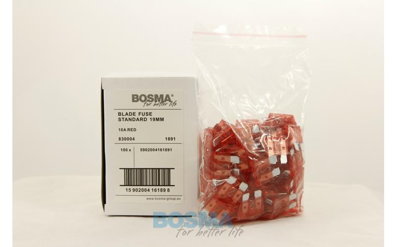 Bosma Flat Fuse Standard 10A Red
