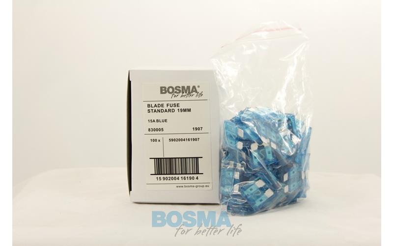 Bosma Flat Fuse Standard 15A Blue