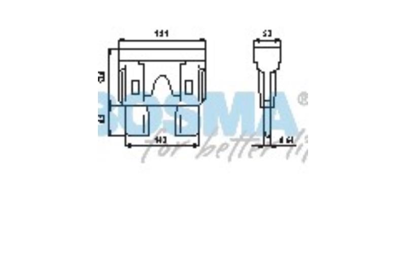 Bosma Glühlampe 12V 1,2W T05
