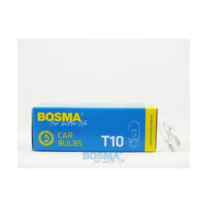 Bosma Bombilla 12V 5W W5W T10 Todo Cristal