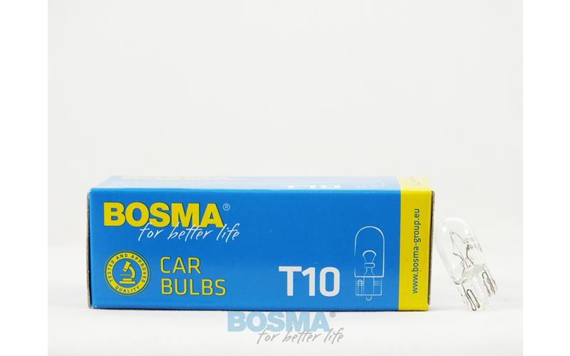 Bosma Ampoule 12V 5W W5W T10 Tout Verre