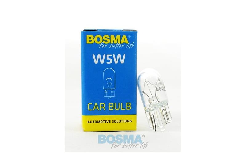 Bosma Bombilla 12V 5W W5W T10 (Paquete Individual)