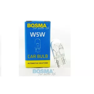 Bosma Bombilla 12V 5W W5W T10 (10 Piezas)