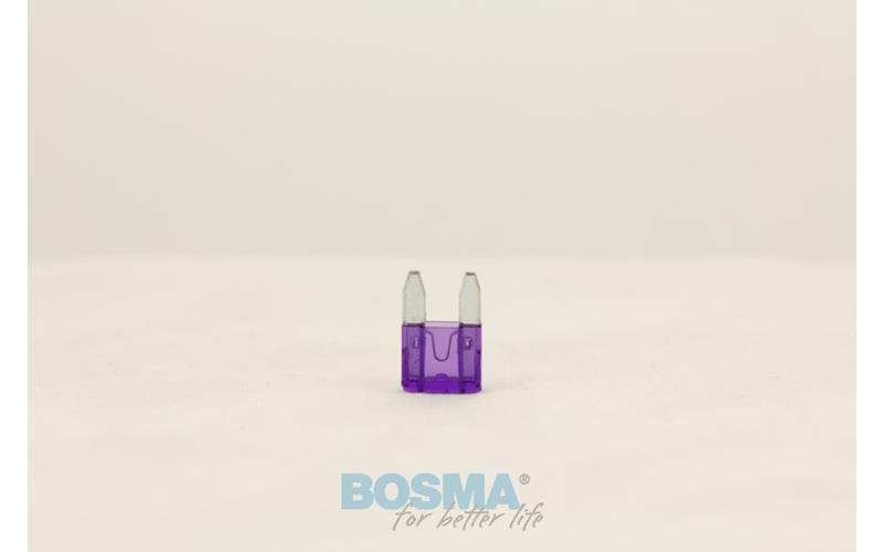 Bosma ПЛОСКИЙ ПРЕДОХРАНИТЕЛЬ МИНИ 3A ФИОЛЕТОВЫЙ
