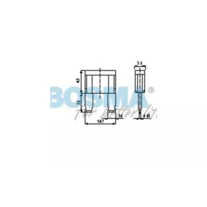 Bosma Fusible Plano Mini 3A Violeta