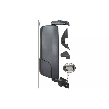 Mercedes Actros MP4 Mirror With Short Arm RH (Complete)