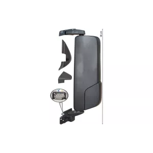 Mercedes Actros MP4 Espejo Retrovisor con Brazo Corto Izq (Completo)