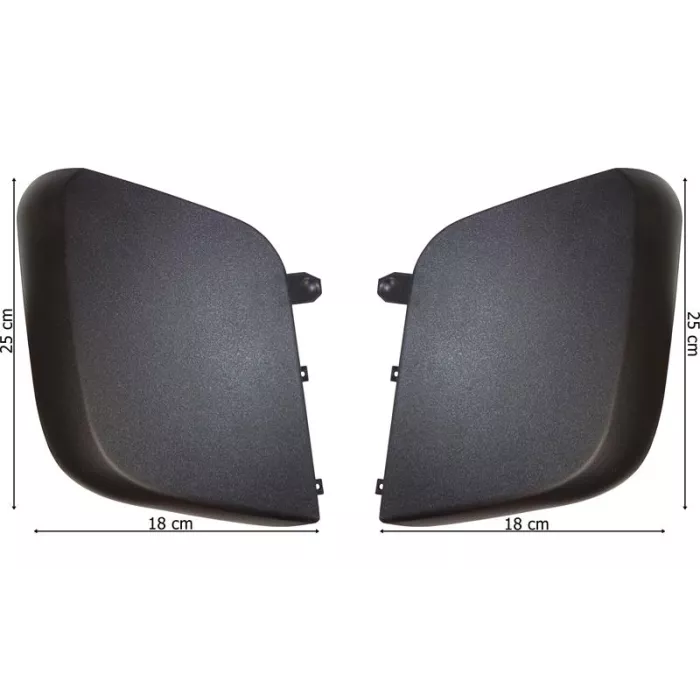 Mercedes Actros MP4 Smooth Panoramic Mirror Cover Set LH / RH