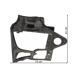 Mercedes Arocs Zderzak Lewy Metalowy Niski z Otworem
