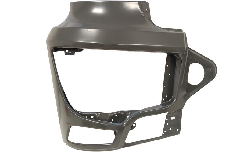 Mercedes Arocs Low Metal Bumper With Hole RH