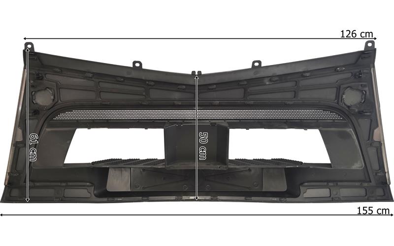 Mercedes Actros MP4 Low Deck Center Bumper Low