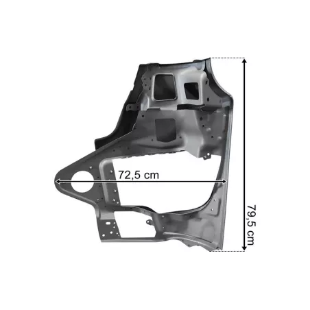 Mercedes Arocs (2012-) Medium Metal Bumper RH