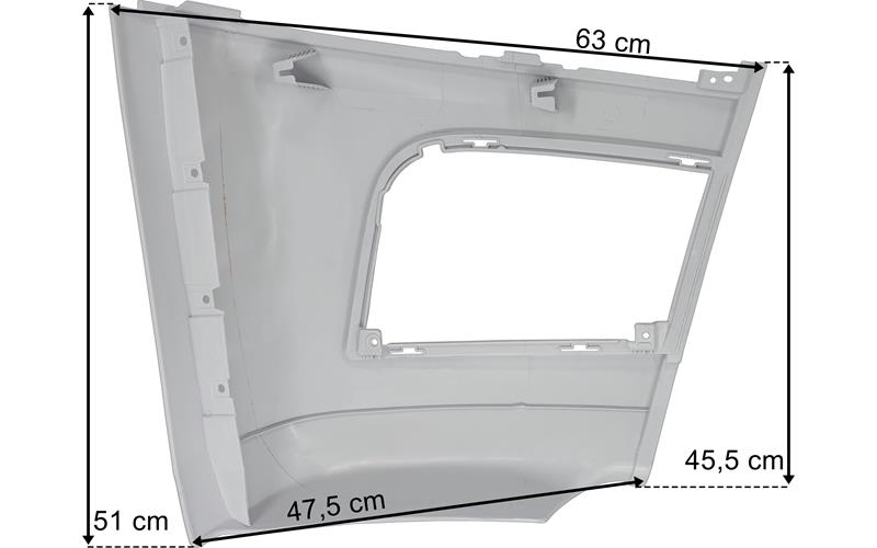 Mercedes Actros MP4 / MP5 Spoiler Izq