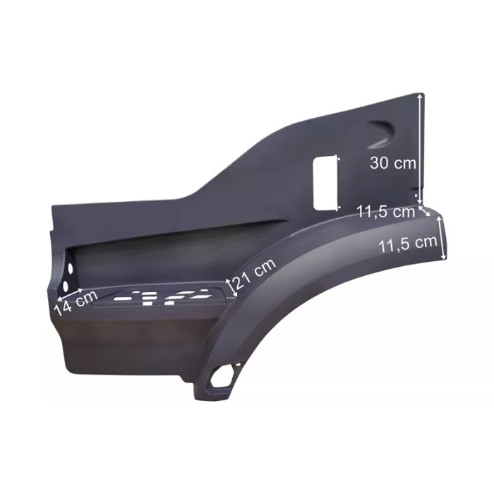 Mercedes Arocs Upper Step Left With Hole