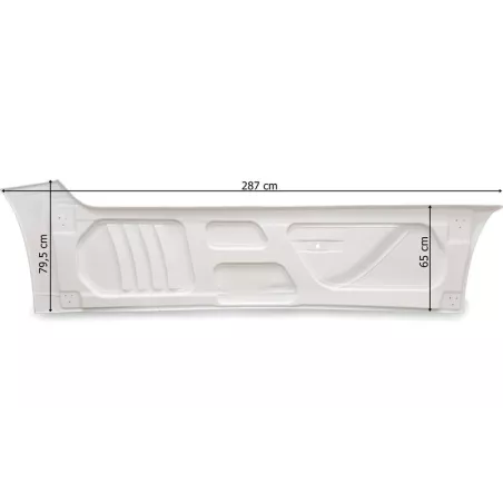 Mercedes Actros MP4 Right Axle Cover 287cm