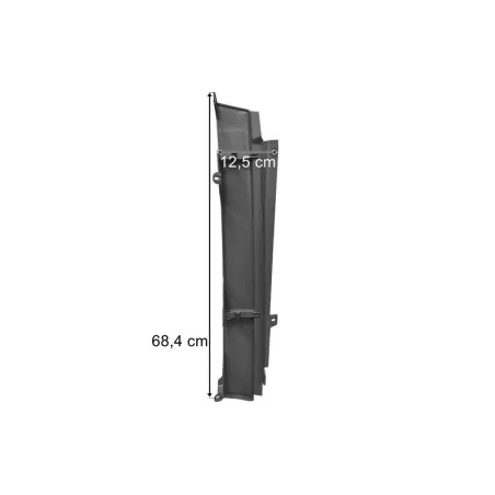 Mercedes Actros MP4 Linke Abdekung Unter A-Säule / Hinter Motorahube Grau
