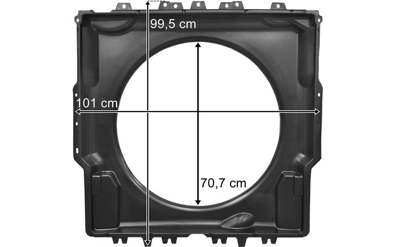 Mercedes Actros MP4 Cooler Fan Cover