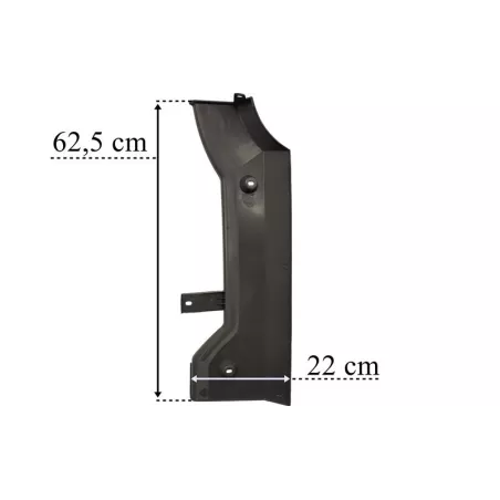 Mercedes Arocs LH Bumper End