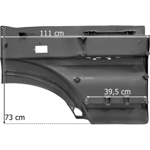 Mercedes Actros MP4 / MP5 Upper Step LH