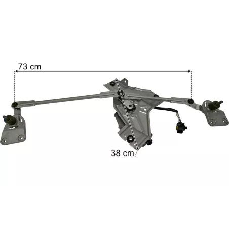 Mercedes Actros MP4 / MP5 / Arocs Mécanisme d'essuie-glace Avec Moteur
