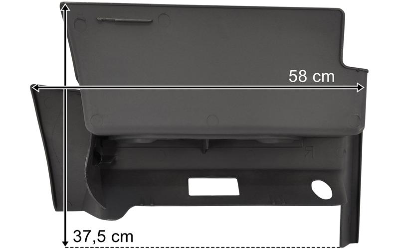 Mercedes Arocs Lower Step Cover LH