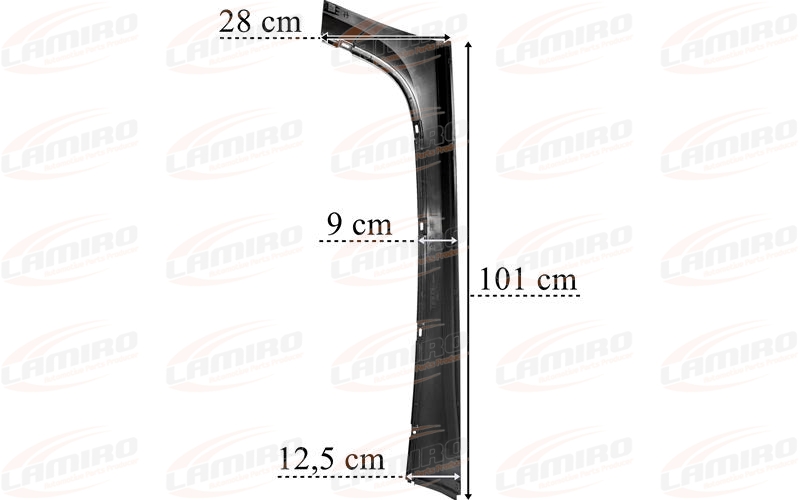 Mercedes Actros MP4 MP5 Abdeckung Asäule Links