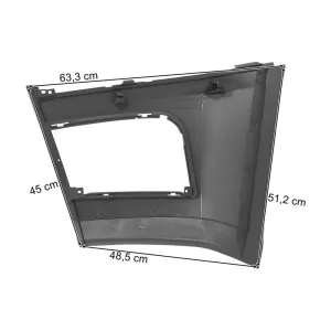 Mercedes Actros MP4 Big / Giga Space Spoiler Droit Gris