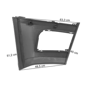 Mercedes Actros MP4 Big / Giga Space Spoiler Gauche Gris