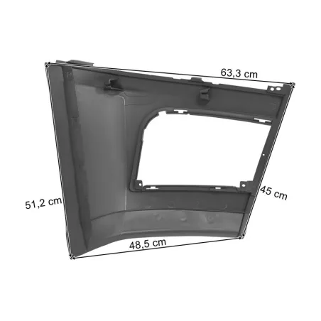 Mercedes Actros MP4 Big / Giga Space Spoiler Gauche Gris