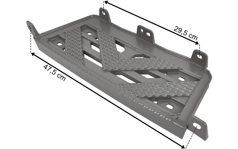 Mercedes Actros F Plaque Grille de Marchepied Centrale Gauche (Aluminium)