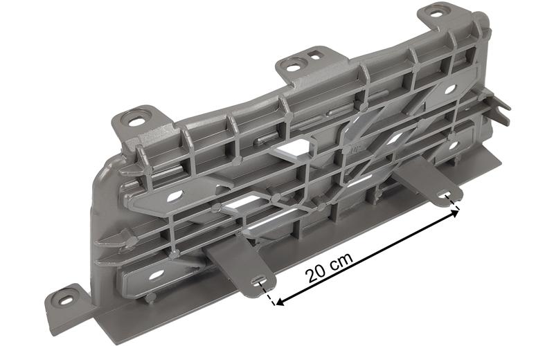 Mercedes Actros F Nakładka Stopnia środkowa Lewa (Aluminium)