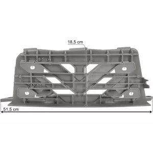 Mercedes Actros F Nakładka Stopnia środkowa Lewa (Aluminium)