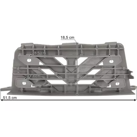 Mercedes Actros F Nakładka Stopnia środkowa Lewa (Aluminium)