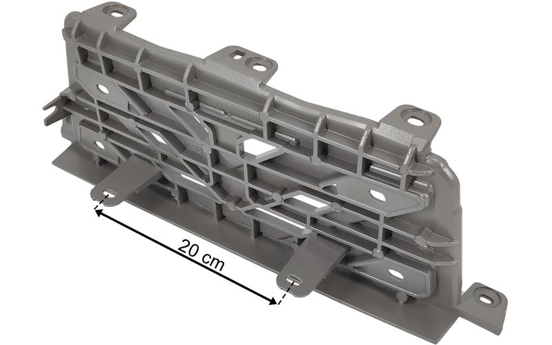 Mercedes Actros F Nakładka Stopnia środkowa Prawa (Aluminium)