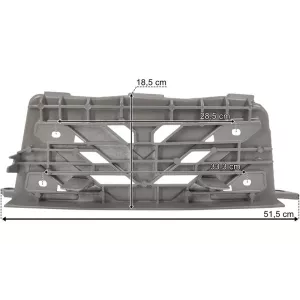 Mercedes Actros F Nakładka Stopnia środkowa Prawa (Aluminium)