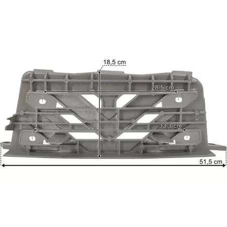 Mercedes Actros F Plaque Grille de Marchepied Centrale Droite (Aluminium)