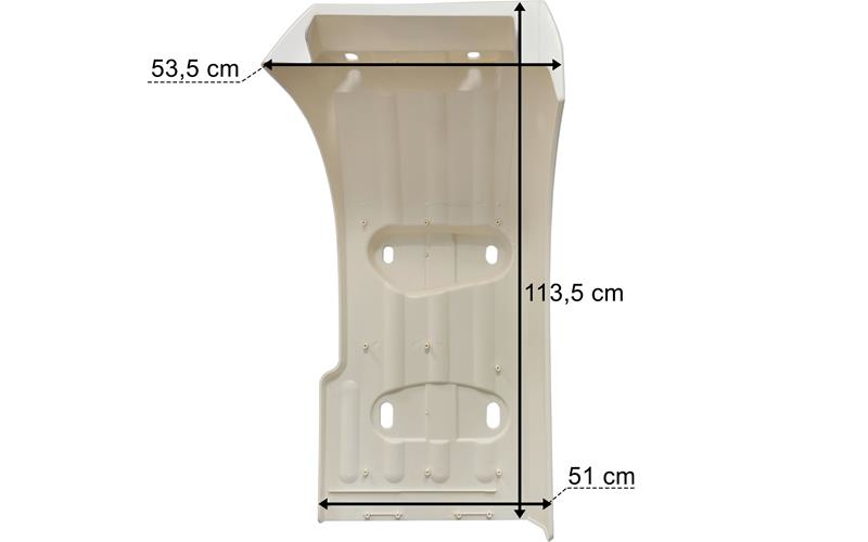Mercedes Arocs Antos MP4 Behind-cab Mudguard LH