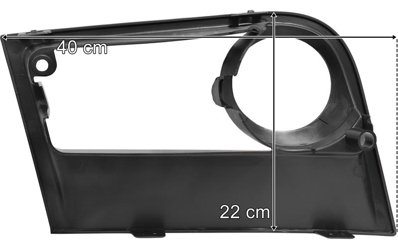 Mercedes Actros MP4 Ramka Halogenu Ze światłem Dziennym Prawa