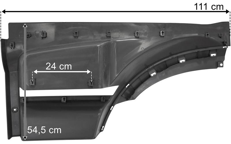Mercedes Actros F Obudowa Wnęka Stopnia Górna Prawa