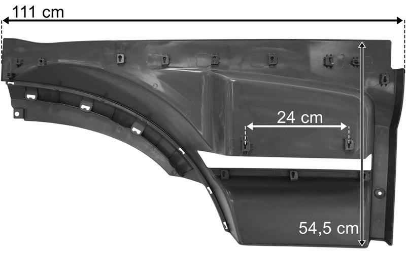 Mercedes Actros F Caisson de Marche Supérieur Gauche