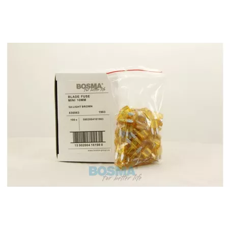 Bosma Fusible Plano Mini 5A Marrón Claro