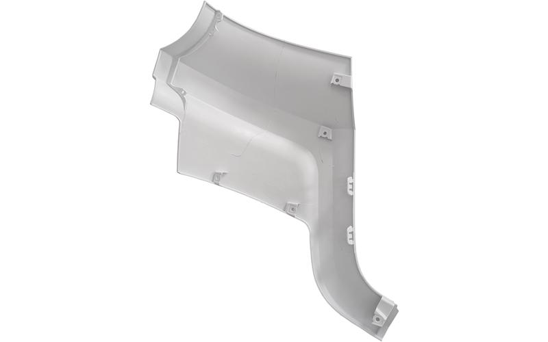 Mercedes Actros MP4 / MP5 Deflector de Viento de Paragolpes Izq (Blanco)