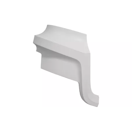 Mercedes Actros MP4 / MP5 Deflector de Viento de Paragolpes Dch (Blanco)