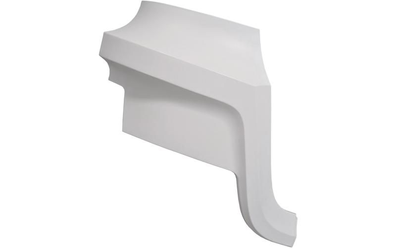 Mercedes Actros MP4 / MP5 Carénage de Pare-chocs Droit (Blanc)