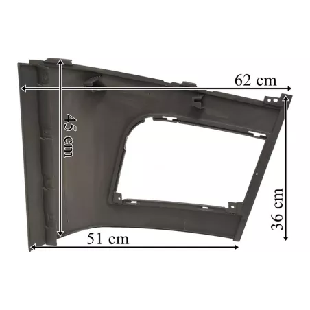 Mercedes Actros MP4 Spoiler Bas Gauche Gris