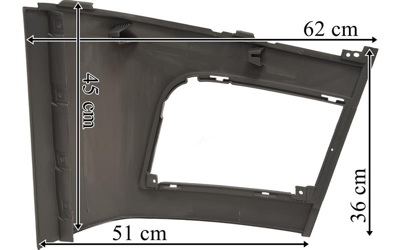 Mercedes Actros MP4 Spoiler Bas Gauche Gris