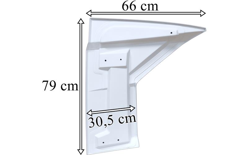 Mercedes Actros MP4 Obere Cab Spoiler Links