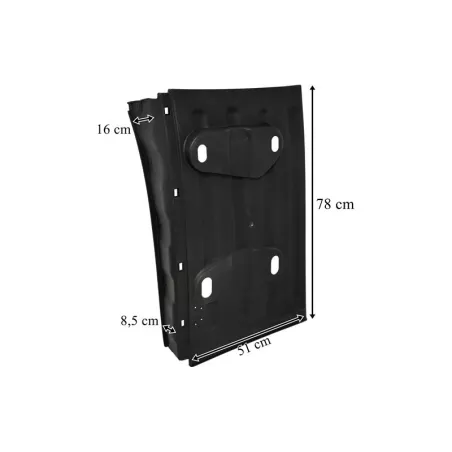 Mercedes Arocs / Antos Garde-boue / Aile Cabine Gauche (Plat)